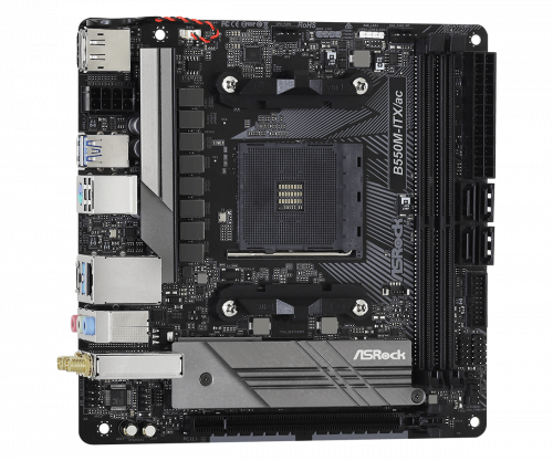 ASRock B550M-ITX/ac Placa Base AM4 Mini ITX AMD B550 DDR4 HDMI/DP Retail