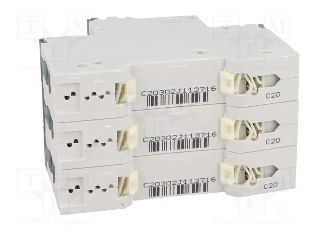 SIEMENS 5SY4320-7 Interruptor magnetotérmico 3 polos 20A 10kA SIEMENS 5SY4320-7 Interruptor magnetotérmico 3 polos 20A 10kA