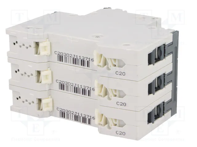 SIEMENS 5SY4320-7 Interruptor magnetotérmico 3 polos 20A 10kA SIEMENS 5SY4320-7 Interruptor magnetotérmico 3 polos 20A 10kA