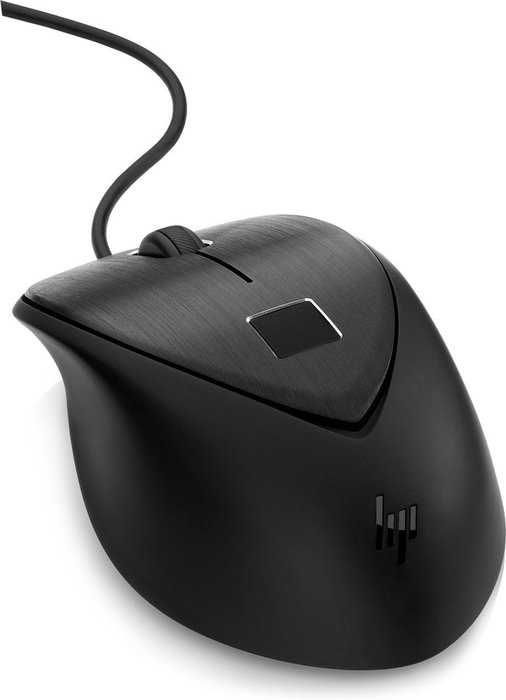 HP Ratón USB con Lector de Huella Digital Negro HP Ratón USB con Lector de Huella Digital Negro