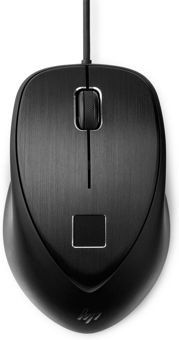 HP Ratón USB con Lector de Huella Digital Negro HP Ratón USB con Lector de Huella Digital Negro