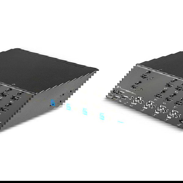 StarTech Switch Conmutador KVM 4 Puertos HDMI 4K 30Hz, KVM Extender HDMI, Montaje en Rack, 3840 x 2160 Pixeles, 4K Ultra HD