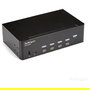 StarTech Switch Conmutador KVM 4 Puertos HDMI 4K 30Hz, KVM Extender HDMI, Montaje en Rack, 3840 x 2160 Pixeles, 4K Ultra HD