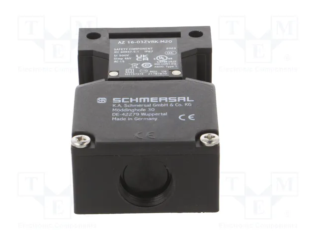 SCHMERSAL AZ 16 Interruptor de seguridad a llave NC x3