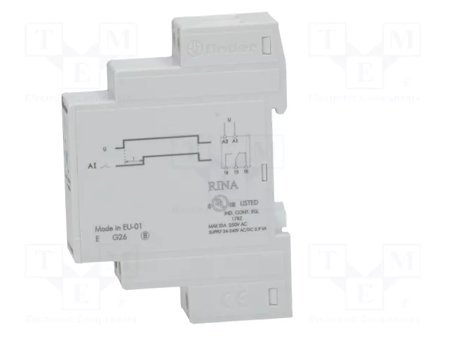 FINDER Relé de tiempo Serie 80 24-240VAC/DC SPDT