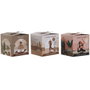 DKD Home Decor Surtido de 3 Velas de Cera de Parafina Yoga, 60 g cada una