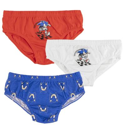 Pack Calzoncillos Single Jersey 3 Piezas Sonic Multicolor 4-05 Pack Calzoncillos Single Jersey 3 Piezas Sonic Multicolor 4-05