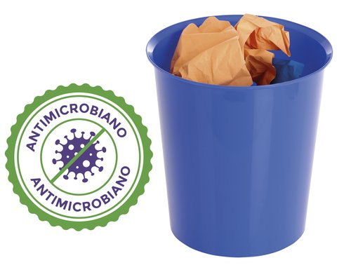 Archivo 2000 Papelera Antimicrobiana de 18 litros Azul Archivo 2000 Papelera Antimicrobiana de 18 litros Azul