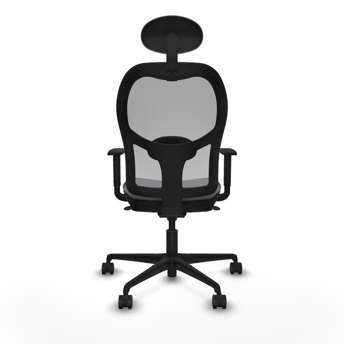 PIQUERAS Y CRESPO Silla de oficina Jorquera Gris con Mecanismo Sincro