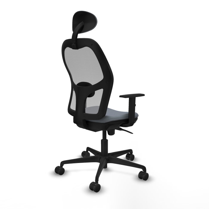 PIQUERAS Y CRESPO Silla de oficina Jorquera Gris con Mecanismo Sincro