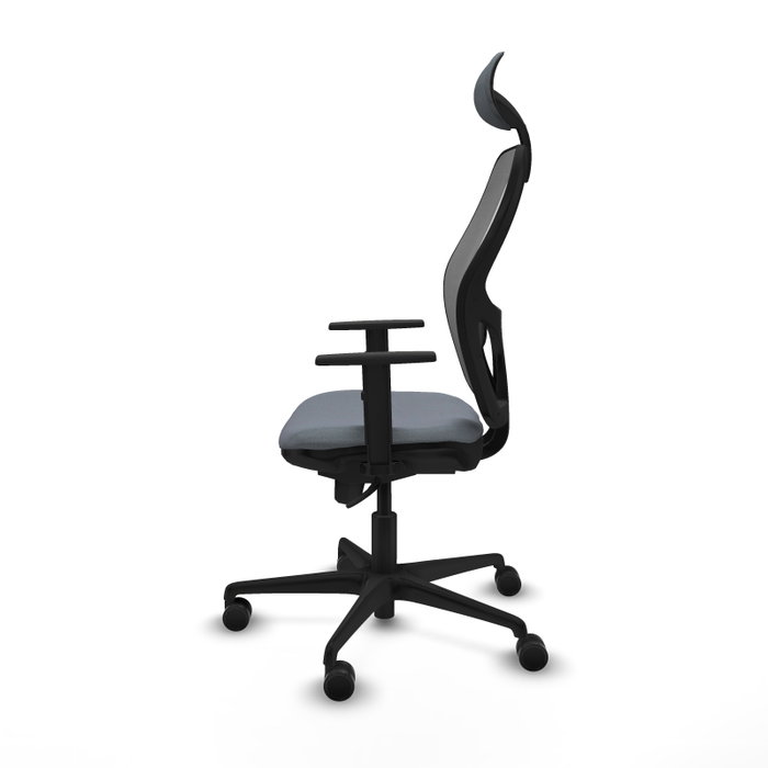 PIQUERAS Y CRESPO Silla de oficina Jorquera Gris con Mecanismo Sincro