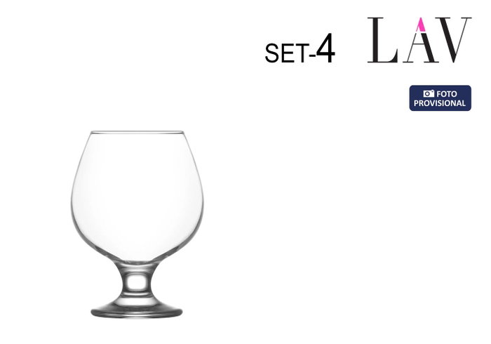 LAV Set de 6 Copas de Coñac MISKET 390cc LAV Set de 6 Copas de Coñac MISKET 390cc