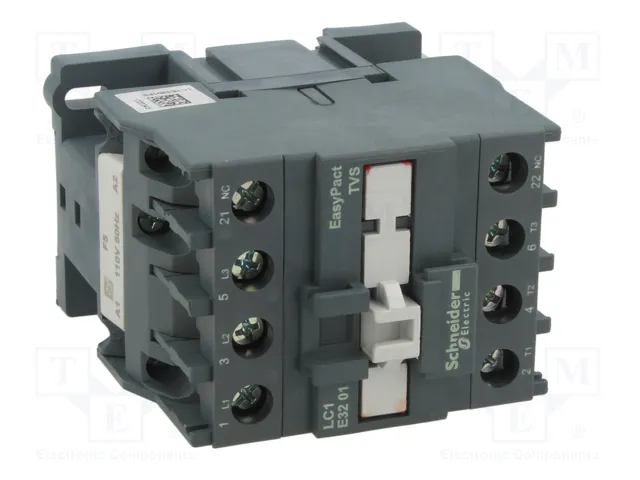 SCHNEIDER ELECTRIC Contactor Easy TeSys 32A 110VAC 3-polar