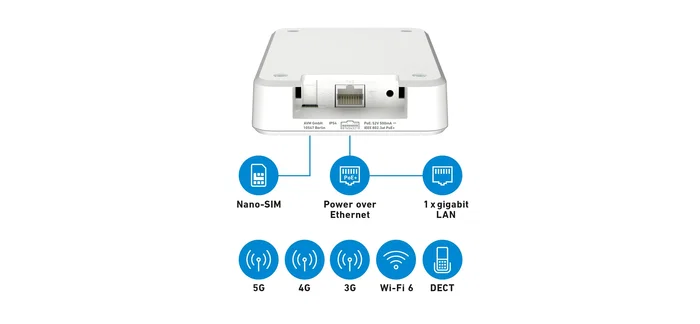AVM FRITZ!Box 6860 5G Edition International Router Wi-Fi 6
