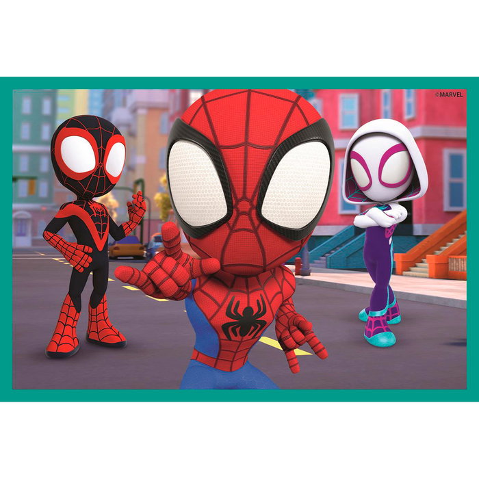 Clementoni 40661 Cubos 6 Spidey And His Amazing Friends - 6 cubos con imágenes de Marvel, +2 años