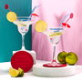 Cook Concept Caja-Libro 10 Piezas Margarita, Colección Dolce Vita, Cristal Máquina - Vidrio
