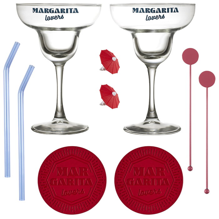 Cook Concept Caja-Libro 10 Piezas Margarita, Colección Dolce Vita, Cristal Máquina - Vidrio
