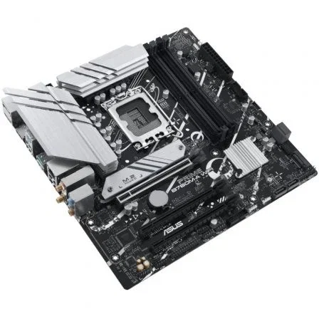 ASUS Placa Base PRIME B760M-A WiFi (LGA 1700, Intel B760, Micro ATX) con Wi-Fi 6, DDR5, PCIe 4.0, 2xM.2, 2.5GbE - Ref. 90MB1EL0-M1EAY0