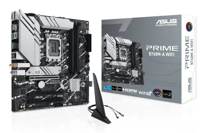 ASUS PRIME B760M-A WIFI DDR5 Micro ATX Intel B760 LGA 1700