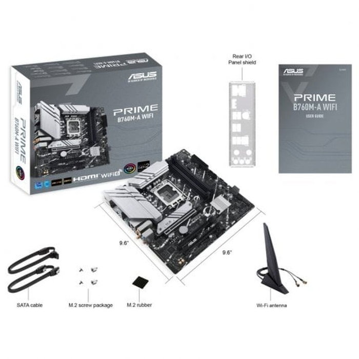 ASUS PRIME B760M-A WIFI DDR5 Micro ATX Intel B760 LGA 1700