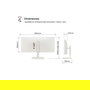 LG Monitor Profesional Ultrapanorámico Curvo 38WR85QC-W 37.5" WQHD+ IPS Blanco
