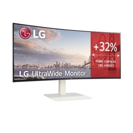 LG Monitor Profesional Ultrapanorámico Curvo 38WR85QC-W 37.5" WQHD+ IPS Blanco LG Monitor Profesional Ultrapanorámico Curvo 38WR85QC-W 37.5" WQHD+ IPS Blanco