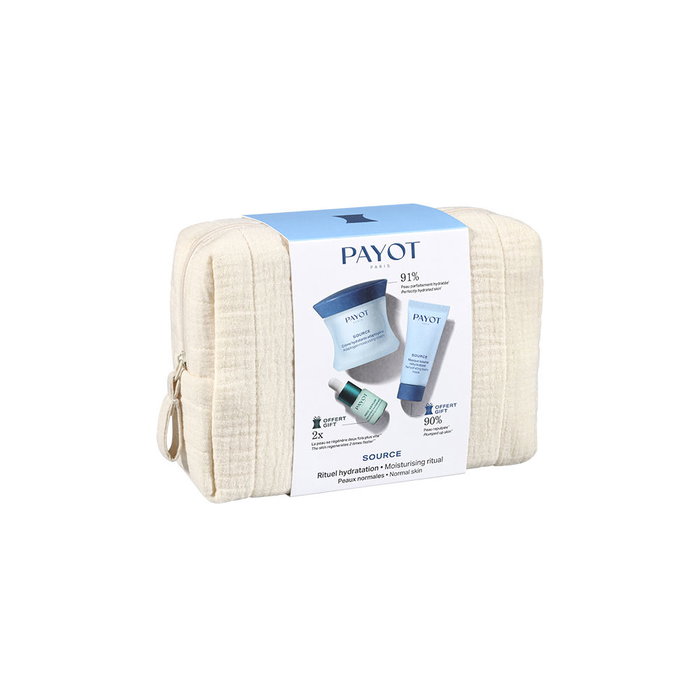 Payot Set Regalo Crema Hidratante Adaptogène, Mascarilla, Sérum y Neceser Facial - 4 Piezas