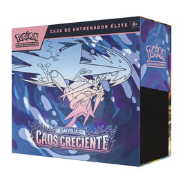 Pokemon TCG Elite Trainer Megaevolución Caos Creciente - 9 Sobres Inglés Fundas Bramalunao Ferropaladín