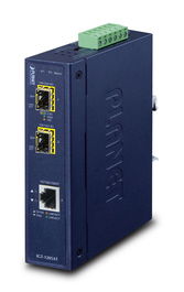 Planet IGT-1205AT Convertidor de Medios Industrial 1 puerto 10/100/1000T a 2 puertos 100/1000/2500X SFP