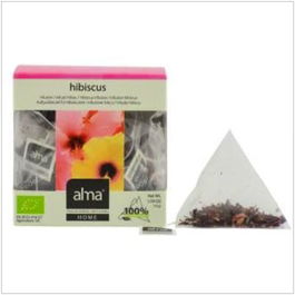 ALMA HOME Infusión de Hibisco 15 Pirámides Ecológica Vegana