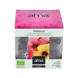 ALMA HOME HIBISCUS infusion 15piramides ECO VEGAN