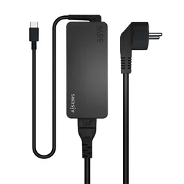 AISENS Cargador 65W PD3.0 1xUSB-C 1.8m Negro 100-240V Universal