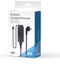 Aisens Cargador 65W PD3.0 con USB-C y Cable 1.8m Negro