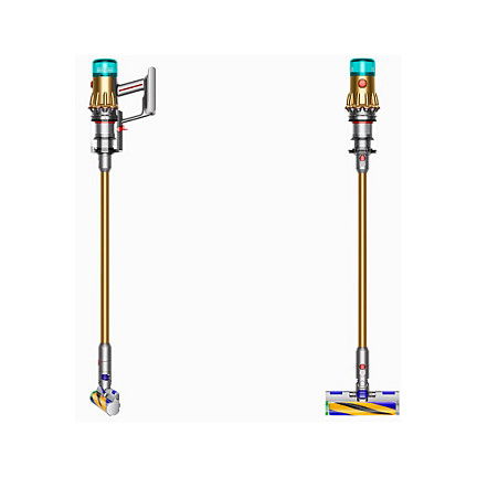 Dyson V12 Detect Slim Absolute Aspiradora escoba 2 en 1 Oro Secar HEPA Ciclónico Montaje de pared