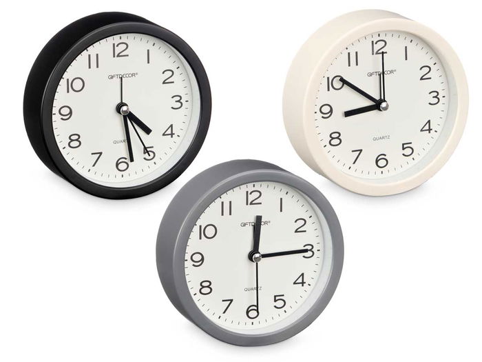 Giftdecor Reloj Redondo Surtido 12x12x4 cm (Set de 12)