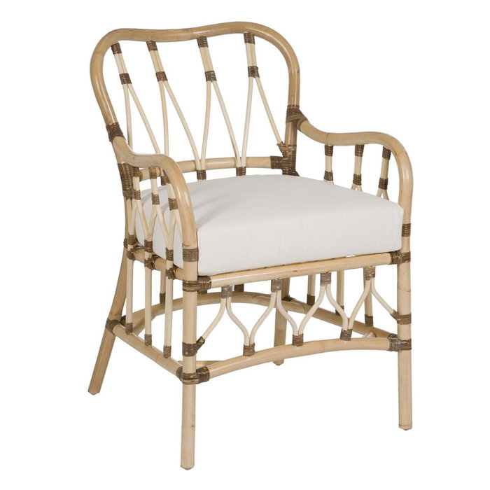 Ixia Sillón Natural de Ratán para Salón