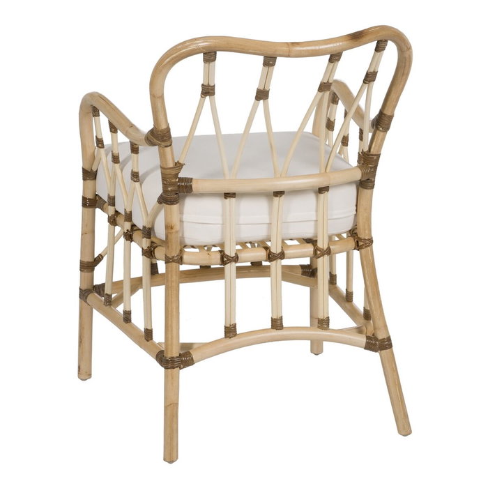 Ixia Sillón Natural de Ratán para Salón