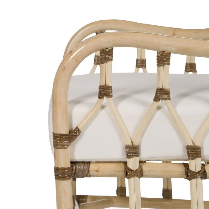Ixia Sillón Natural de Ratán para Salón