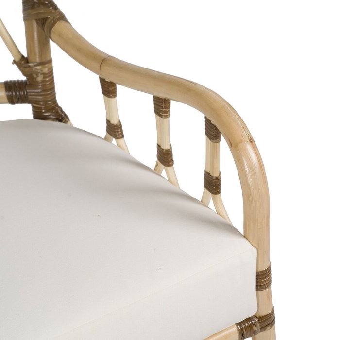 Ixia Sillón Natural de Ratán para Salón