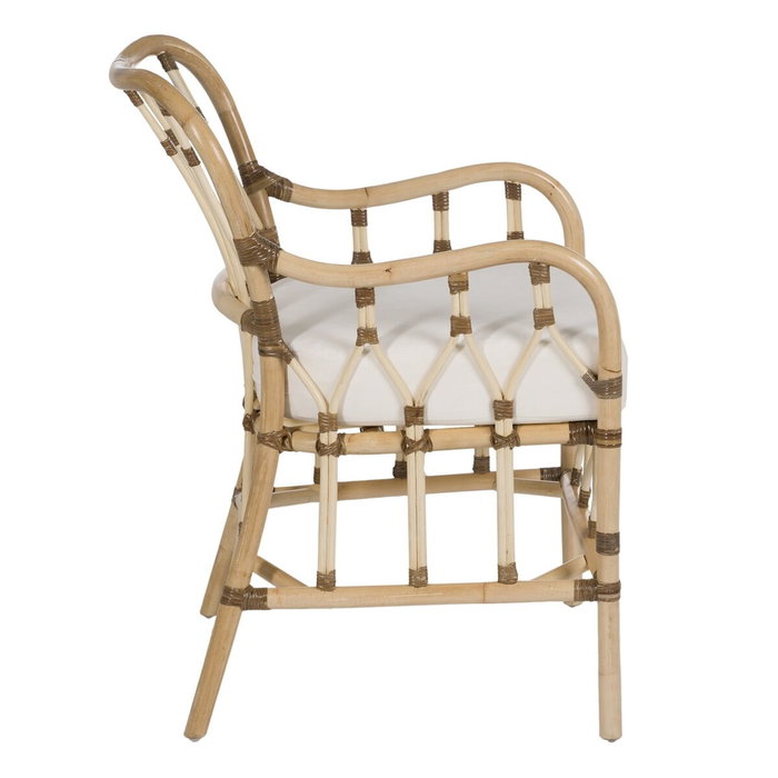 Ixia Sillón Natural de Ratán para Salón