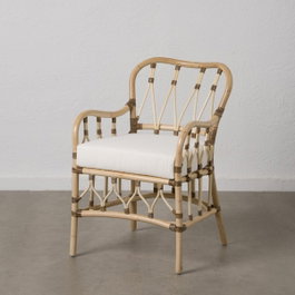 Ixia Sillón Natural de Ratán para Salón