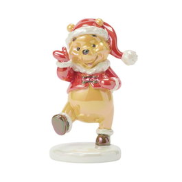 Enesco Figura de Winnie the Pooh Disney Navideño