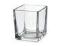 GIFTDECOR Portavelas de Cristal 8x8 Transparente Pack de 36