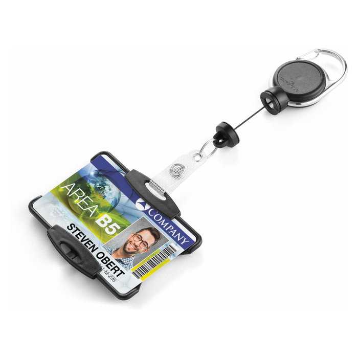 Durable Ausweishalter negro