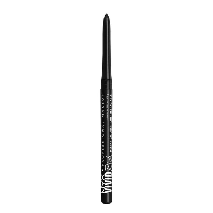 NYX Professional Makeup Vivid Rich Mechanical Lápiz Delineador de Ojos Automático - Color #16 Negro - 0.28g