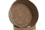 DKD Home Decor Set de 3 Cestas de Fibra Natural 30x30x15 cm