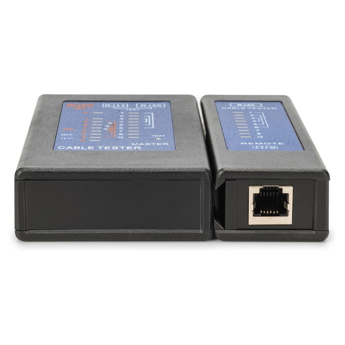 Digitus DN-14001-2 Comprobador de cables de red RJ45 con PoE Digitus DN-14001-2 Comprobador de cables de red RJ45 con PoE