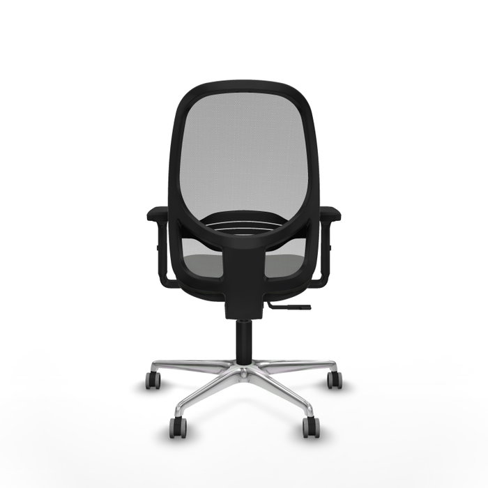 PIQUERAS Y CRESPO Silla de oficina Cilanco con mecanismo Sincro, Negro y Gris