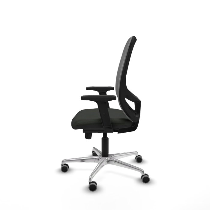 PIQUERAS Y CRESPO Silla de oficina Cilanco con mecanismo Sincro, Negro y Gris