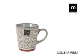 La Mediterranea Mug 200 cc Gris "Almudena" Md (36 Unidades)